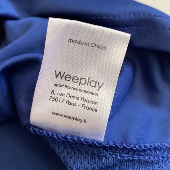 {PSG} Paris Saint-Germain FC Soccer Team Fan Jersey Style Pullover Blue/Red 14A - Picture 12 of 16